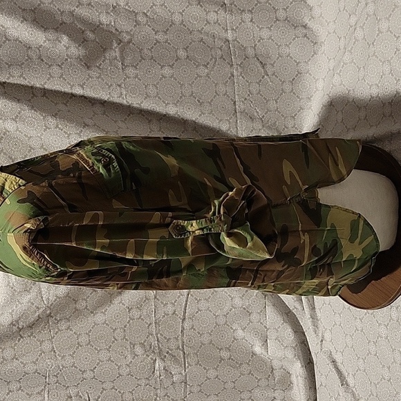 Denim & Supply Ralph Lauren Green Brown Camouflage Button-down Shirt Size Medium - Picture 4 of 9